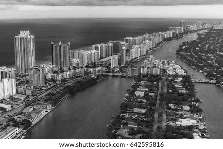 Buildings of Miami - Florida, USA.