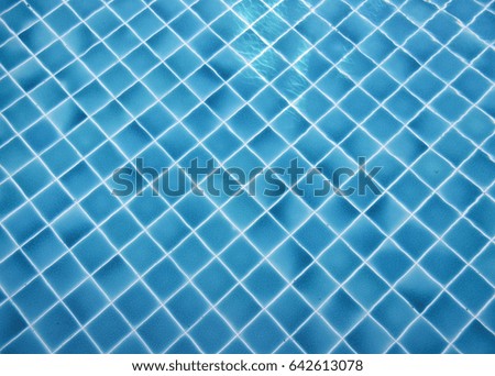 Water and floor in the pool background