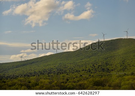 Wind turbine in Croatia
