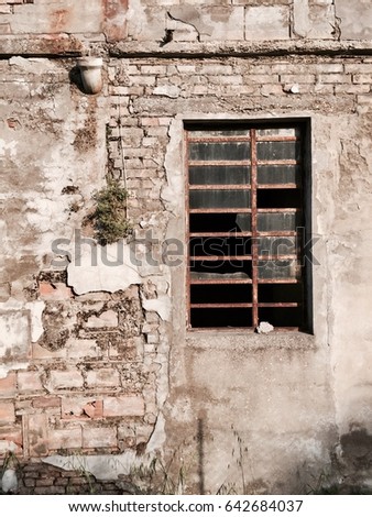 Window in an abandoned building - Pesaro - Italy