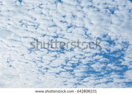 Cloudy summertime background. High Resolution Clouds Puffy windy move concept Felling good-tempered relaxing vacation journey to travel banner spirit fog mist tropical polarizes shiny style calendar