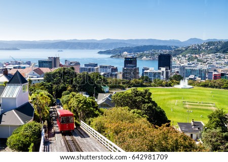 Wellington Cable Car, New Zealand Royalty-Free Stock Photo #642981709