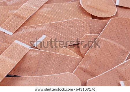 Adhesive plaster texture background for every concept.