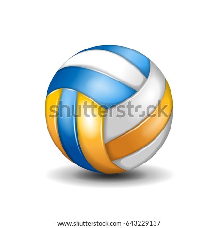 Volleyball ball vector illustration 