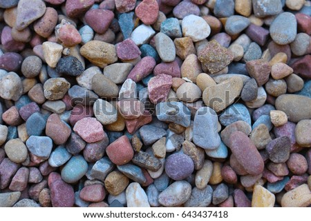 Colorful Pebbles Background