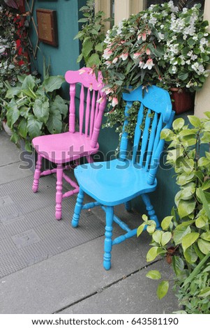 Ireland - Colored chairs