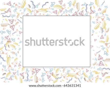 Abstract background for documents on a theme of sea transport. Colored Vector illustration.