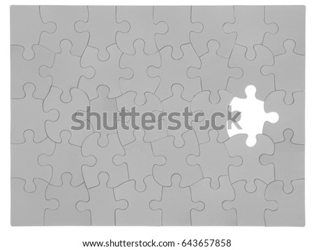 Business puzzle piece concept