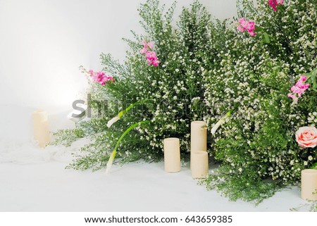 flower pot wedding decoration