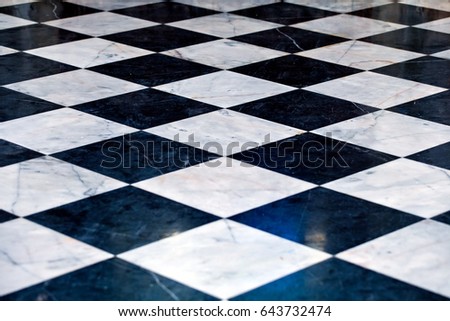 chess floor. Royalty-Free Stock Photo #643732474