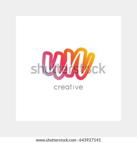 UN logo, vector. Useful as branding, app icon, alphabet combination, clip-art.