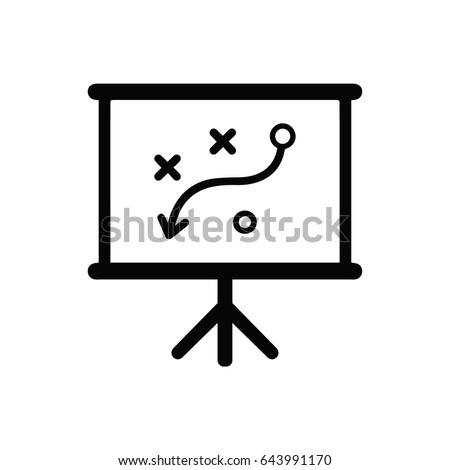 Presenting a Strategic Planning Icon Royalty-Free Stock Photo #643991170
