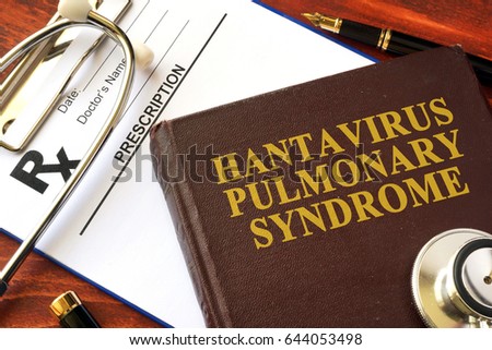 Book with title Hantavirus Pulmonary Syndrome (HPS). Royalty-Free Stock Photo #644053498