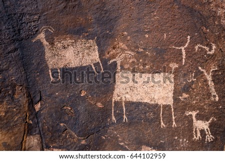 Anasazi Ridge Petroglyphs , St. George, Utah