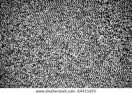Television noise from real TV