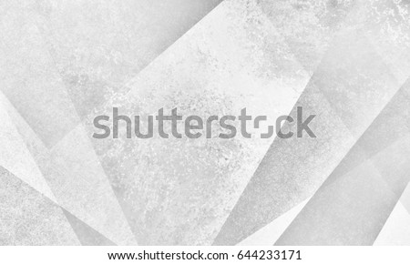 faded abstract white geometric background design with triangles angles and lines in layered grunge textured modern style
