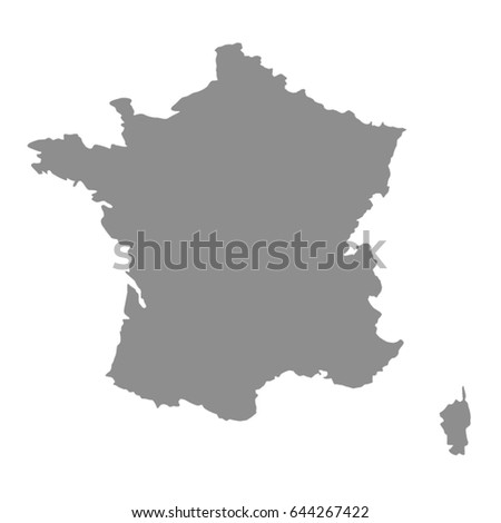 vector illustration of France map