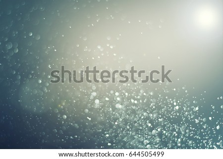 Abstract bokeh background. Christmas bokeh lights. Abstract Blurred bokeh of water fly