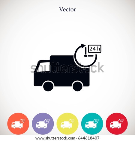 Delivery Icon, flat design best vector icon