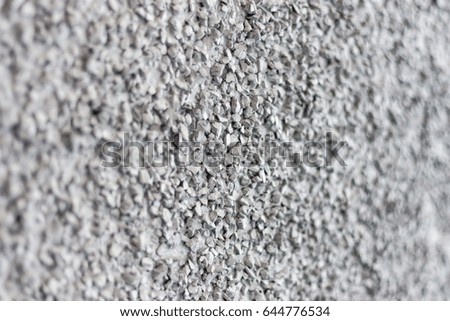 Crushed stone at an angle