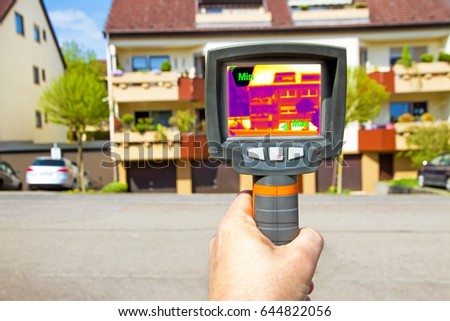 Man with infrared camera