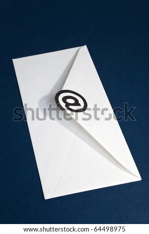 Envelope with at Symbol, concept of E-Mail
