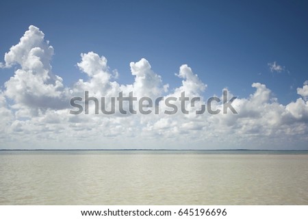caribbean sea horizon