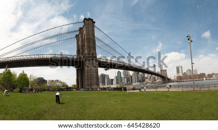 new york bridge panorama