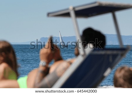 sailboat in Liguria Italy