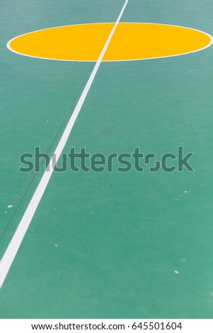 Abstract basketball court