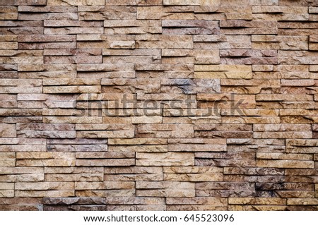 Stone texture, old stone slate wall