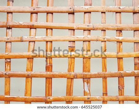 close-up bamboo fence used as background