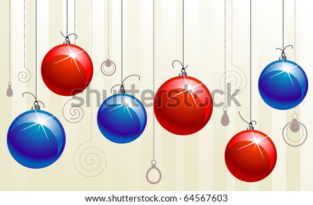 red and blue balls with spark
