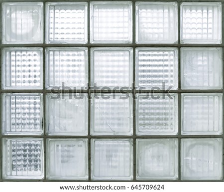 glass block wall can use as background, seamless texture