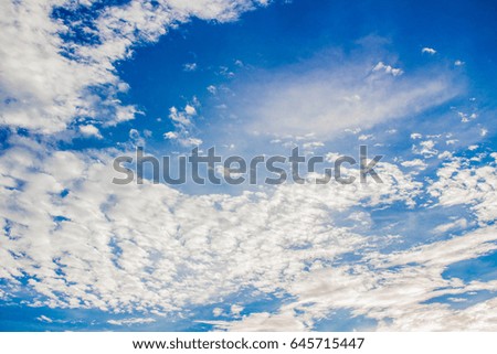 Clouds floating on the floor
