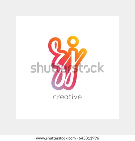 ZJ logo, vector. Useful as branding, app icon, alphabet combination, clip-art.