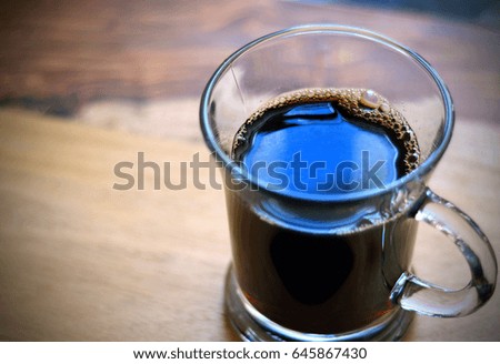 Coffee in a mug.
