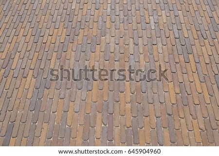 Road layer from Dutch brick 