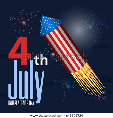 Happy independence day graphic design, Vector illustration