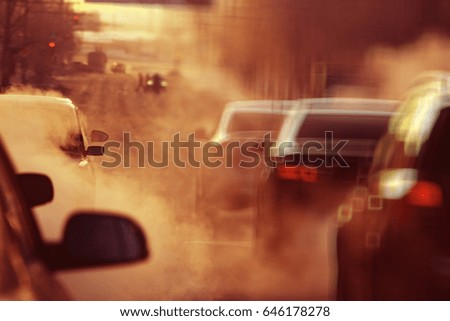 city street cars traffic cityscape