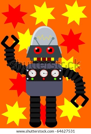 vector angry robot