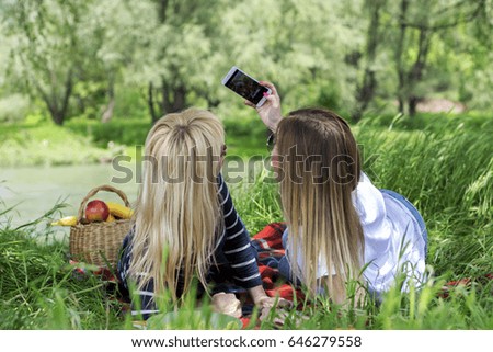 Friends at a picnic