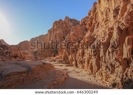Dried up River bed, Atacama Desert, Chile