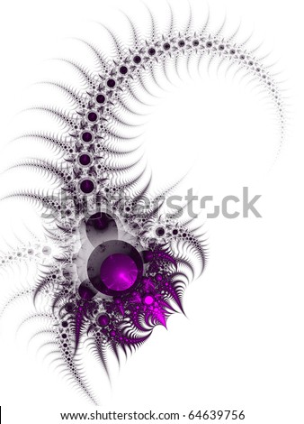 Zodiac sign - Scorpio, abstract fractal design