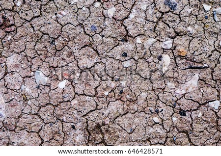 Cracked earth, graphic resources, background.