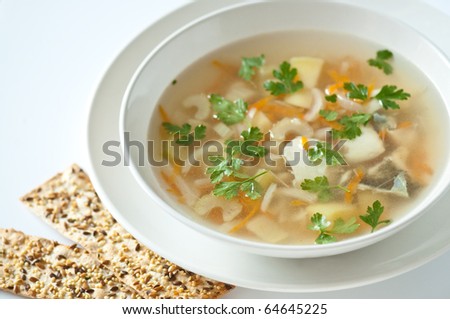 Light fish soup