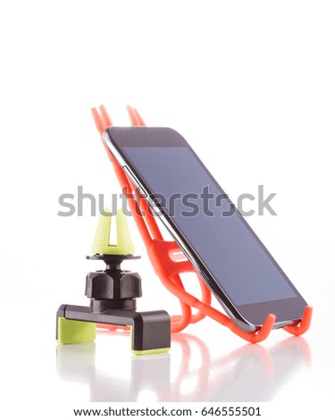 Holder and accessories for mobile and smartphones