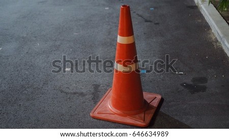 Orange cone