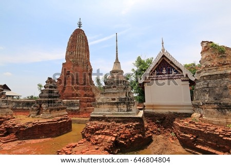 Ancient temple , Ancient Pagoda , Thailand