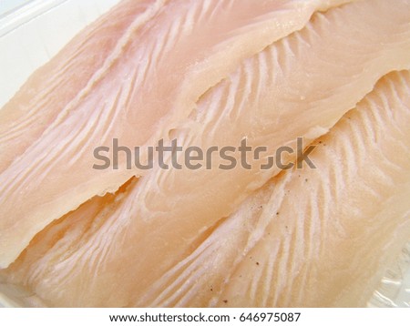 Cobbler fish fillet